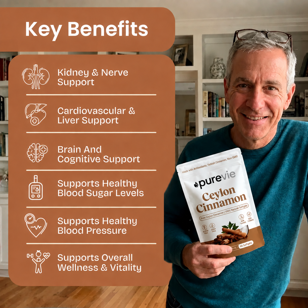 PureVie Ceylon Cinnamon 7200mg with MCT Oil